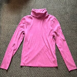 Wild Fable Ribbed Pink Turtleneck Sweater